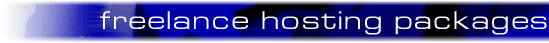 freelance hosting packages